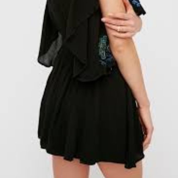 Free People Cora Black Embroidered Dress - Picture 3 of 10